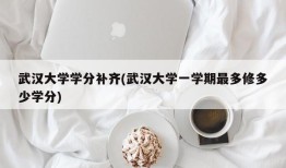 武汉大学学分补齐(武汉大学一学期最多修多少学分)