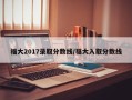 福大2017录取分数线/福大入取分数线