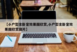 【小户型主卧室效果图欣赏,小户型主卧室效果图欣赏图片】