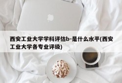 西安工业大学学科评估b-是什么水平(西安工业大学各专业评级)
