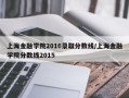 上海金融学院2016录取分数线/上海金融学院分数线2015