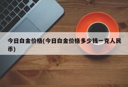 今日白金价格(今日白金价格多少钱一克人民币)