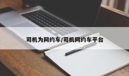 司机为网约车/司机网约车平台