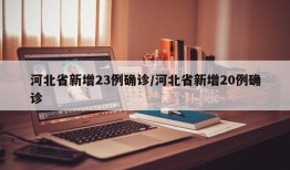 河北省新增23例确诊/河北省新增20例确诊