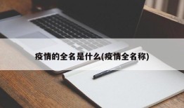 疫情的全名是什么(疫情全名称)