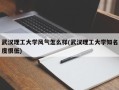 武汉理工大学风气怎么样(武汉理工大学知名度很低)