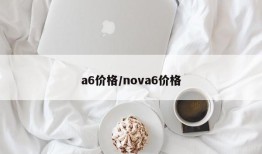 a6价格/nova6价格