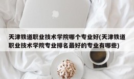 天津铁道职业技术学院哪个专业好(天津铁道职业技术学院专业排名最好的专业有哪些)