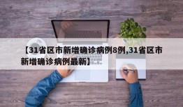【31省区市新增确诊病例8例,31省区市新增确诊病例最新】